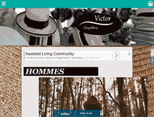 Tablet Screenshot of chapellerievictor.com